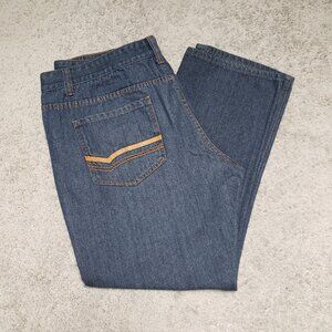 Parish Nation Jeans Men's Size 44 (42 x30) Straight Leg Mid Rise Blue Denim